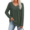 Women's Fashionable Long-sleeved Pullover Solid-color Top