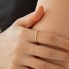 Lunne 14K Signity Stone Pavé Ring (14K Gold) #Lfr02 (A Type)
