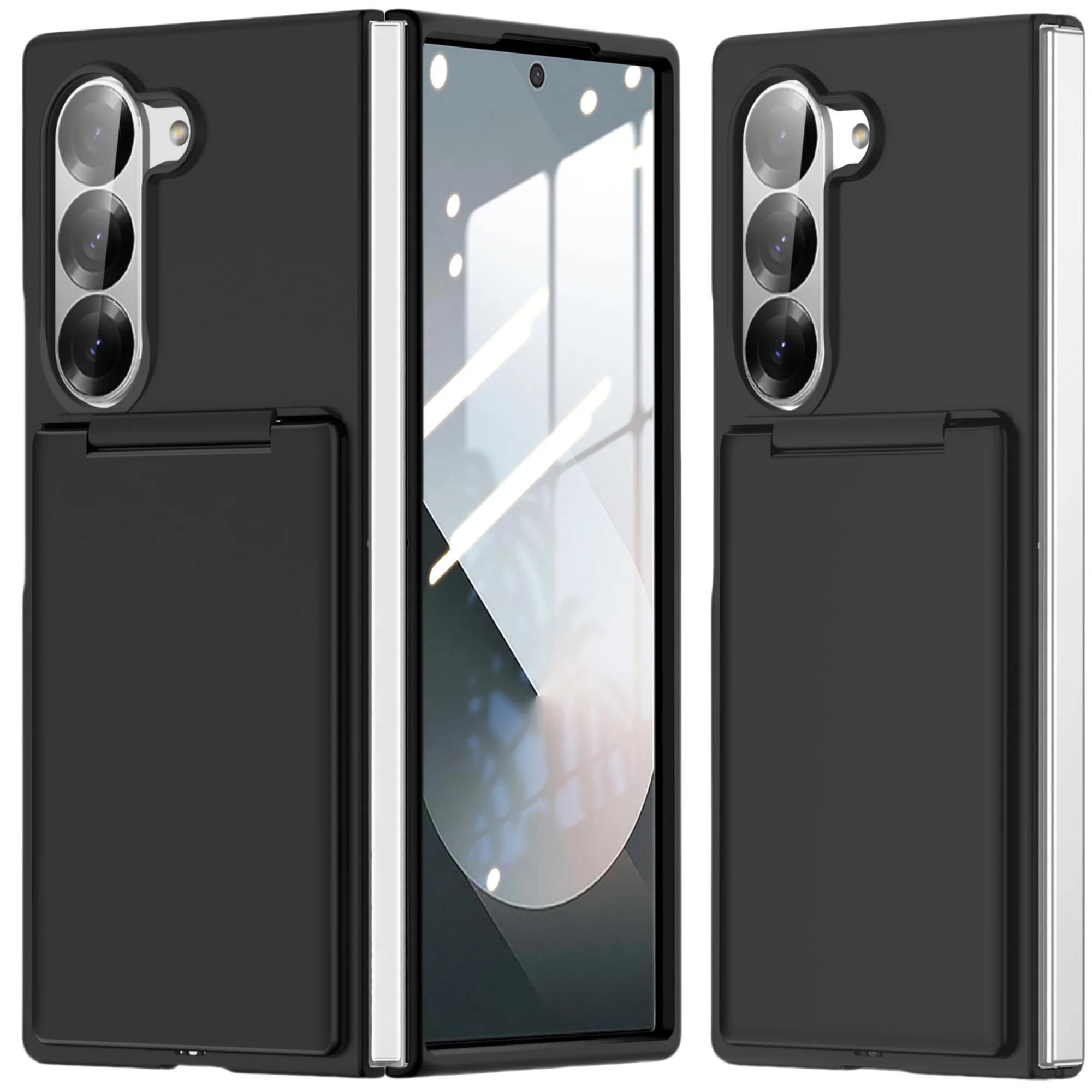 

Роскошный модный чехол-кошелек с отделением для карт для Samsung Galaxy Z Fold 7 5G Fold7 Fold5 Fold6 Fold 6 5 Galaxy Z Fold6 чёрный