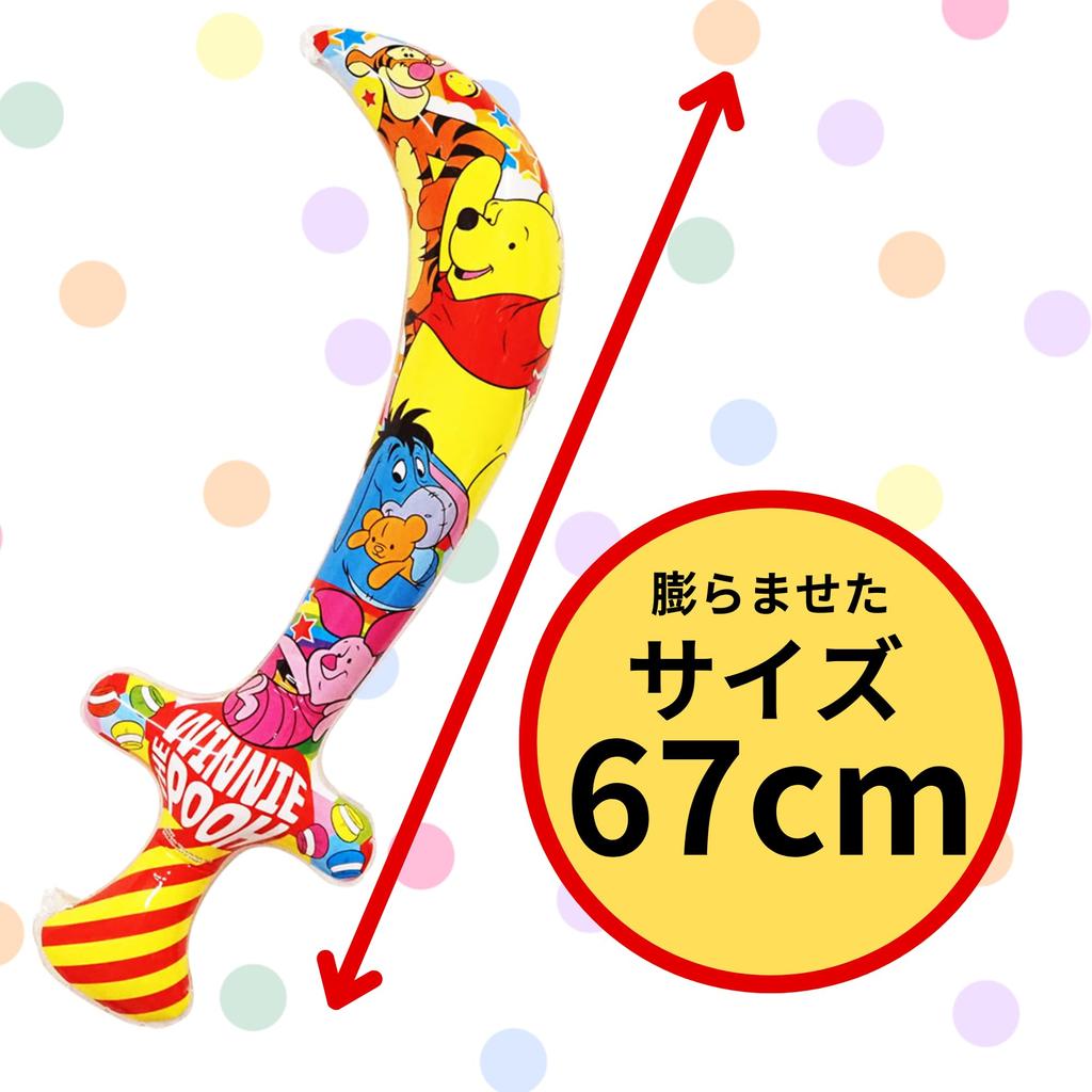 [Great Festival Supplies] Disney Air Pirate Swords, 2 Types, 12 Pieces, Large Size, Great for Prizes, Character Designs [FestivalsEventsChildren's