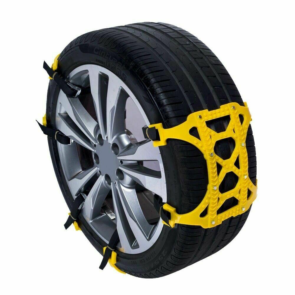 1PC Thickened Beef Tendon Car Tire Anti-Skid Chains Wheel Chain for Car Truck SUV - Emergency Winter Driving Anti-Skid Accessory