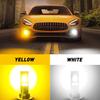 H11 H9 H8 LED Fog Light Kit Bulbs Switchback Dual Color Yellow 6000K White EXV