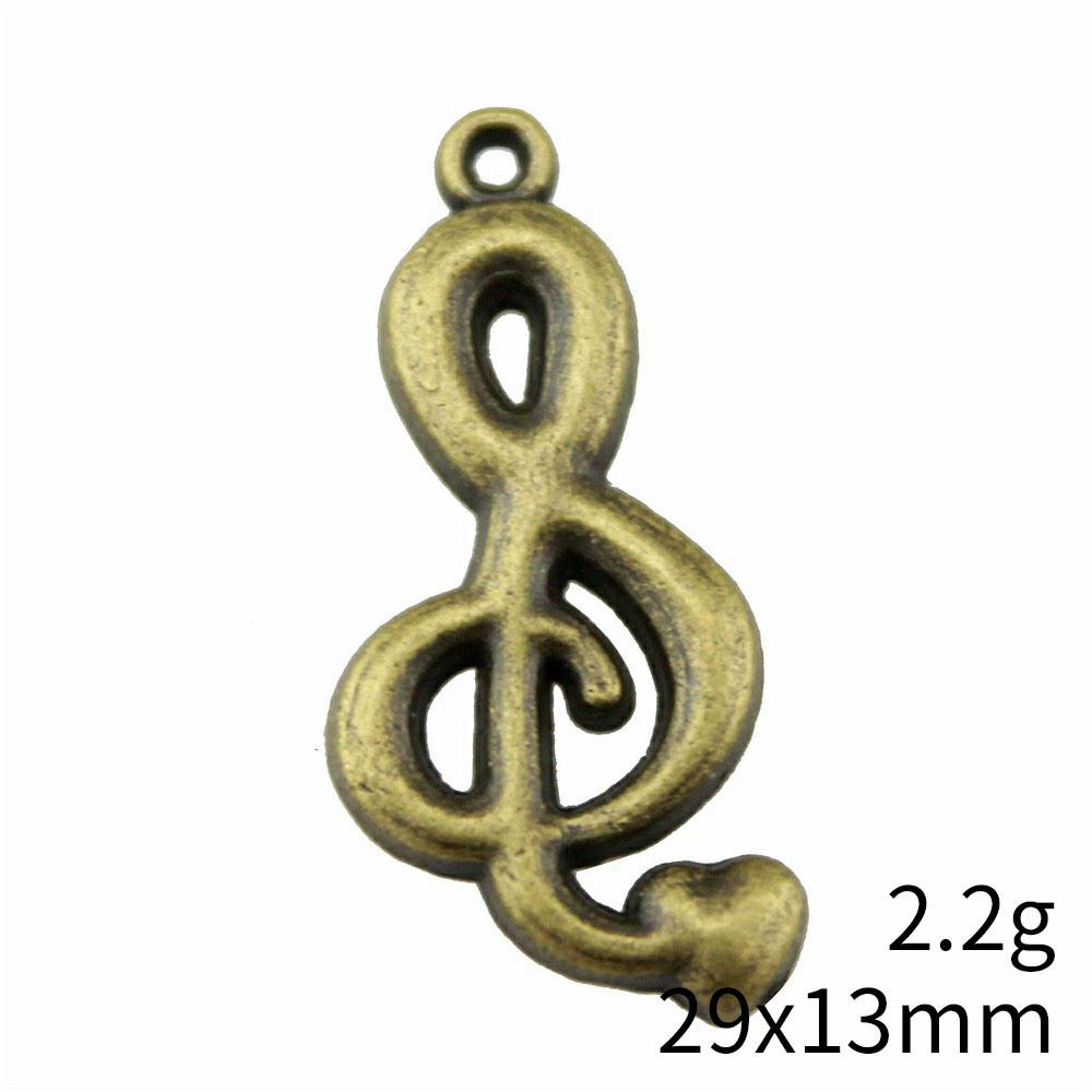 Father's Day Charms For Jewellery Making Musical Instrument Charms Pendant Home Garden Car Pendant