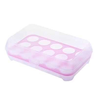 Einschichtiger Kühlschrank, Lebensmittel, 15 Eier, luftdichter Aufbewahrungsbehälter, Kunststoffbox