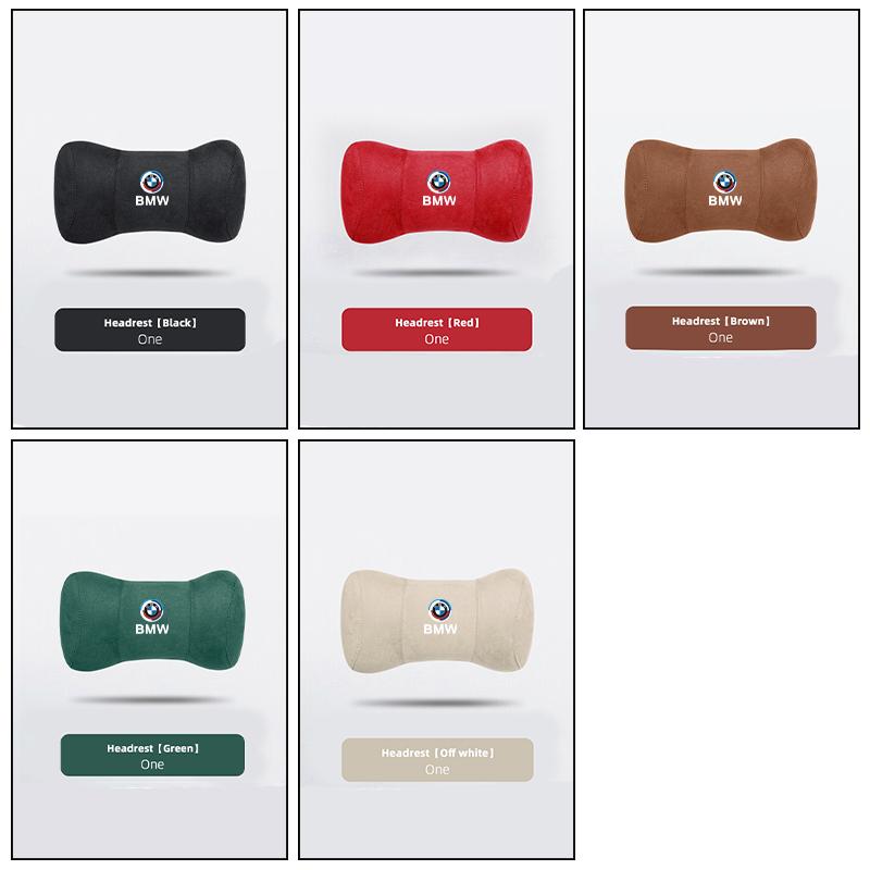 NTSM5 Motorcycle Sticker/Car Neck Protection Pillow Headrest Memory Cotton Lumbar Support For BMW M E46 E90 E60 F30 F10 E39 E36 F20 X5