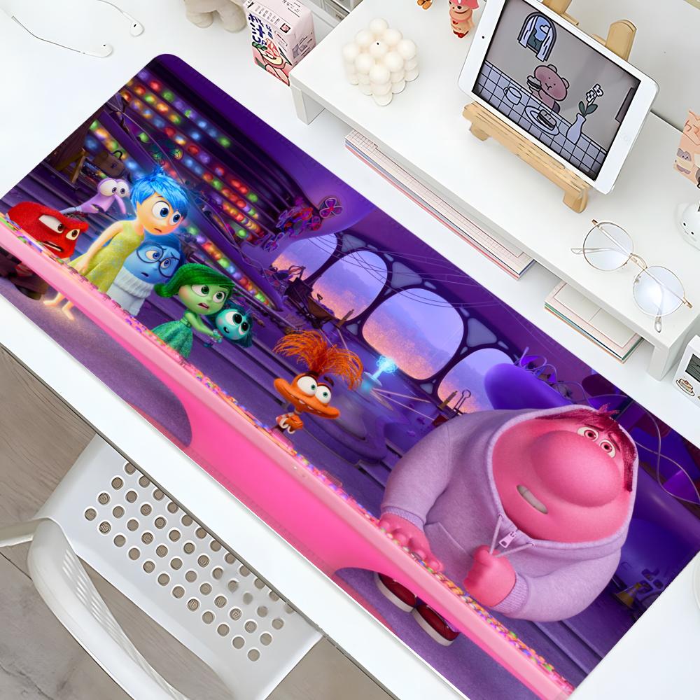 

Inside Out 2 Couple Mouse Pad Gaming Locking Edge Big Computer Gamer Large Rubber Art Mousepad Laptop Desk Mat 600x300x2mm
