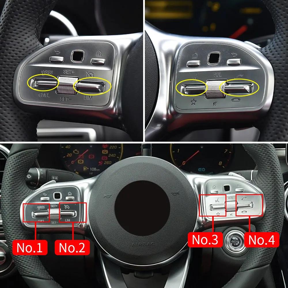 2025 Gorące Grillowanie Wyścigowe Samochód Wielofunkcyjny Przycisk Sterowania Kierownicą Dla Mercedes Benz Klasa C GLC W205 W253 C200 C260