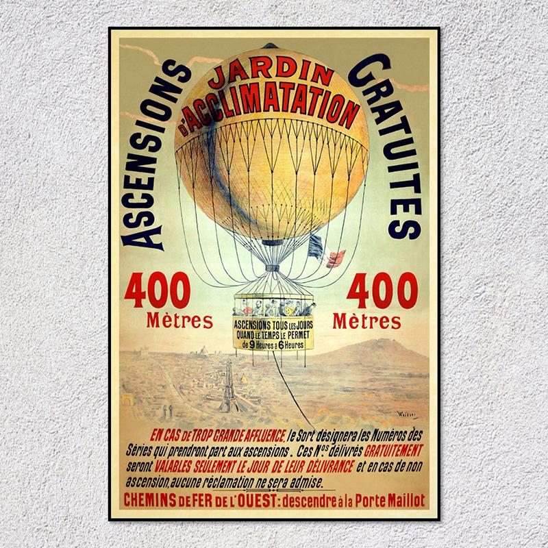 Retro Airways Flights Poster Vintage Aviation Wall Art Print Flying Machines Canvas Painting Pictures for Home Decoration