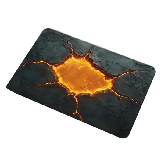 3D Optical Illusion Rug Endless Abyss Floor Mat Depth Manhole Entrance Rug Non-Slip Doormat for Bathroom Living Room Playroom Decoration