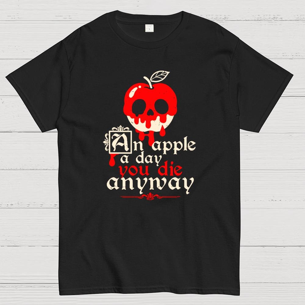 Poisoned Apple a Day Cotton Summer Casual Cool Loose T-Shirt