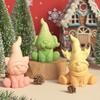 New Faceless Dwarf Candle Silicone Mold Handmade 3D Santa Claus Aromatherapy Cream Resin Doll Mold Christmas Party Crafts Gift