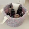Cotton Laundry Hampers Large Capacity Women Flower Pattern Cosmetic Storage Underwear Storage Basket for Any Room Organization