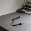 220V Adjustable Temperature Soldering Iron 60W Featuring Fast Heating and Insulated Handle for Electronics and Hobby Projects