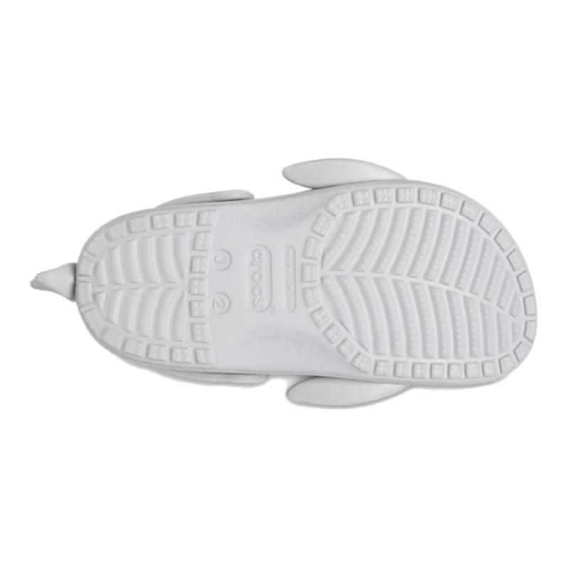 Crocs Resin Comfortable and Versatile Children's Sandals Grey Children's Model