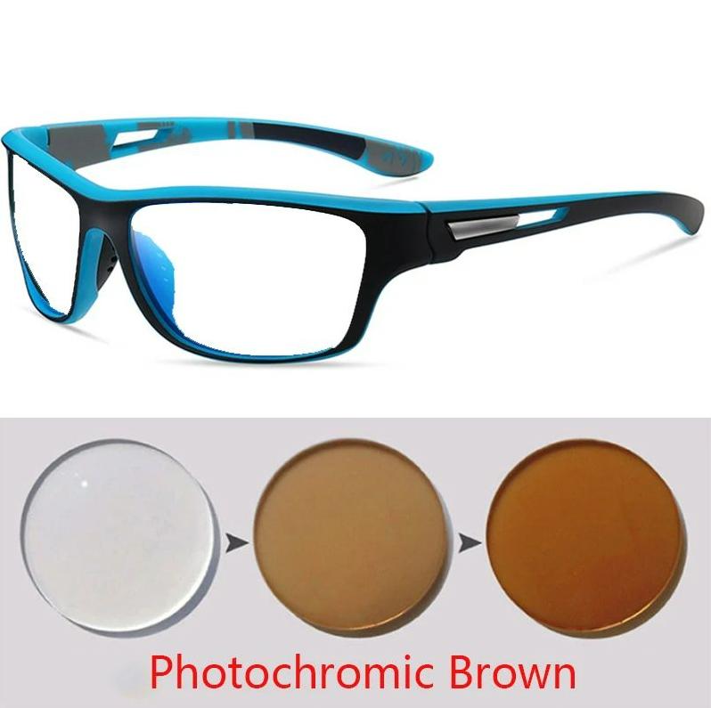 New Outdoor Sport Driving Myopia Sunglasses Men Polarized Anti-Glare Windbreak Prescription Sun Glasses 0 -0.5 -0.75 To -5.0