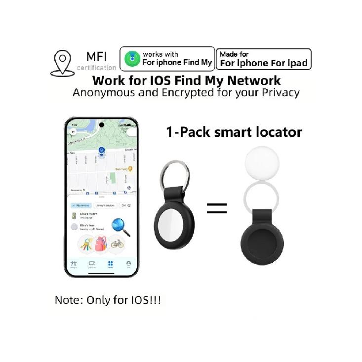 Anti-lose Tracker for Apple Airtag Replacemen Via Find My Bluetooth GPS Tracker For Luggage IOS MFi Key Finder