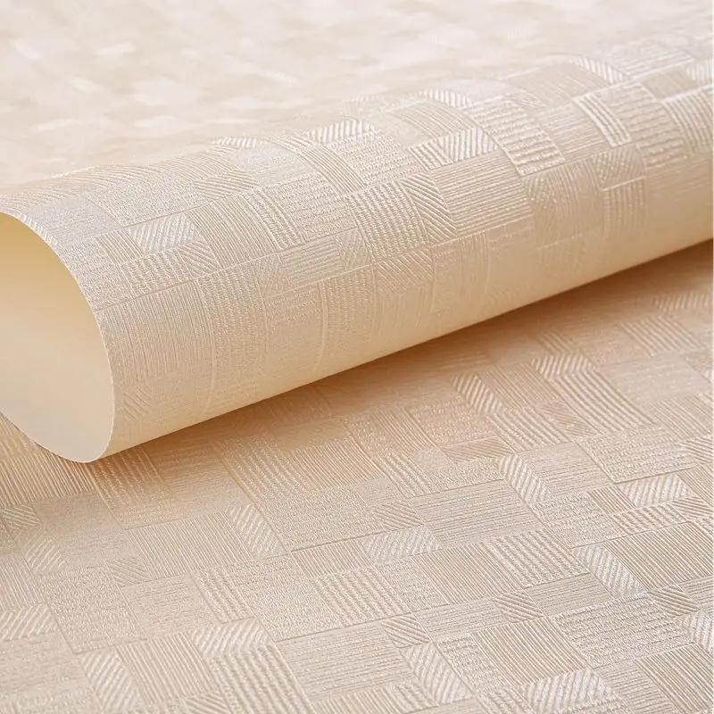 

9,5 м однотонные обои в клетку для фона стены в гостиной, водонепроницаемые обои в стиле легкой роскоши, не самоклеящиеся 53CMX9.5M