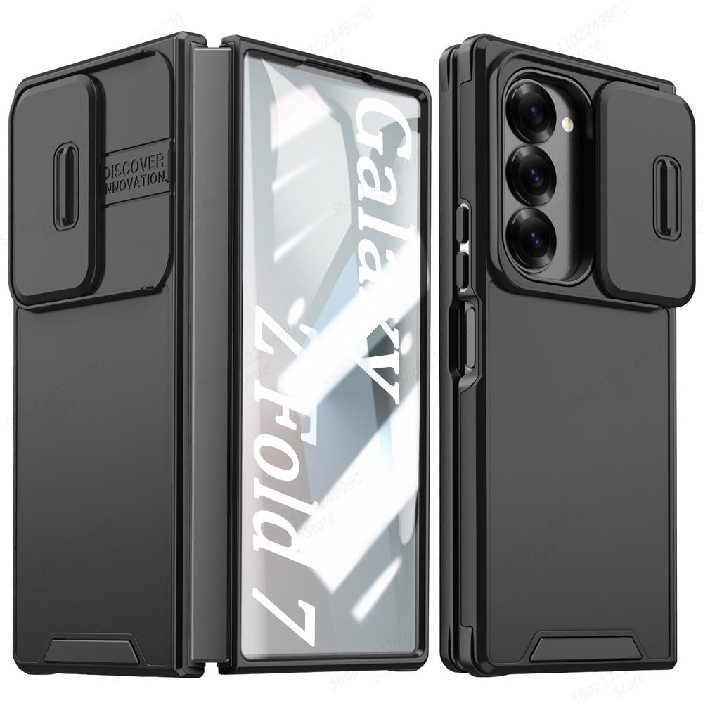Heavy Duty Rugged Magnetic Phone Case For Samsung Z Fold 7 6 5 4 Funda For Samsung Z Flip 7 6 5 Slide Camera Armor Protect Cover
