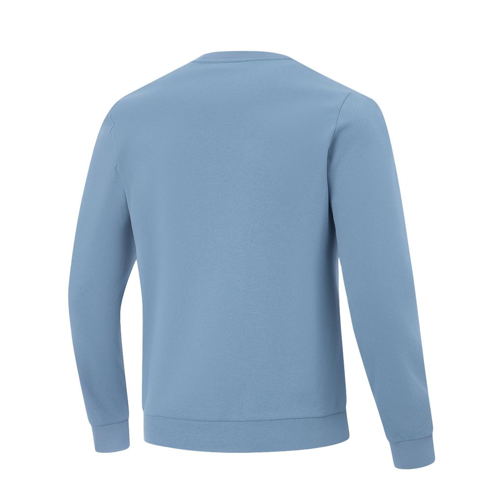 Li Ning Fleece Lined Round Neck Sports Casual Sweatshirt With Letter Stitching Men Tops AWDV973-7