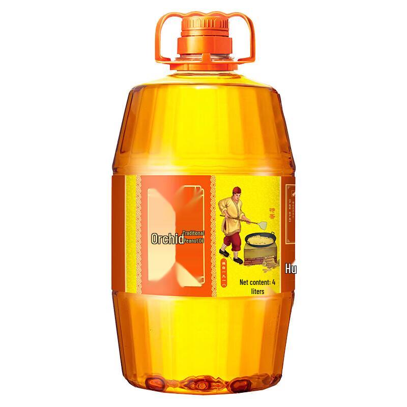 HuJihua Pressed First-Grade Peanut Oil 4L
