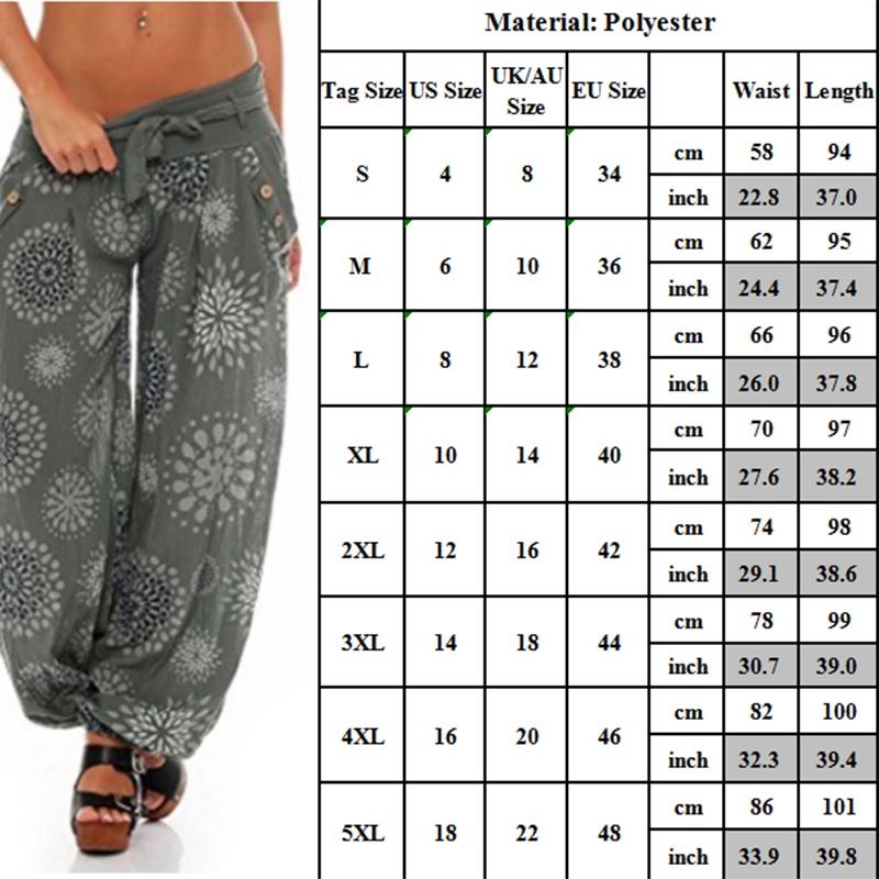 Boho Womens Aladdin Harem Yoga Pants With Elastic Waist And Loose Fit**