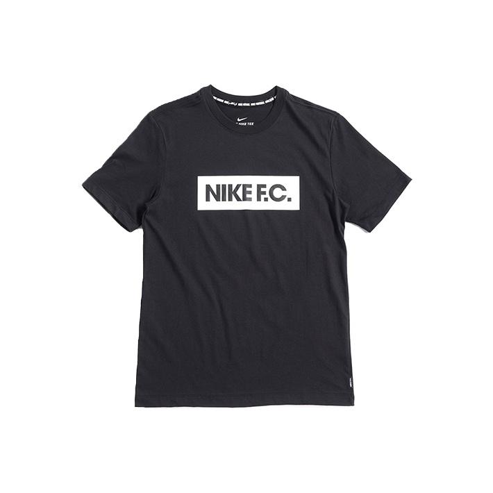 Nike Letter Print Football T-Shirt Men Tops Black CT8430-010