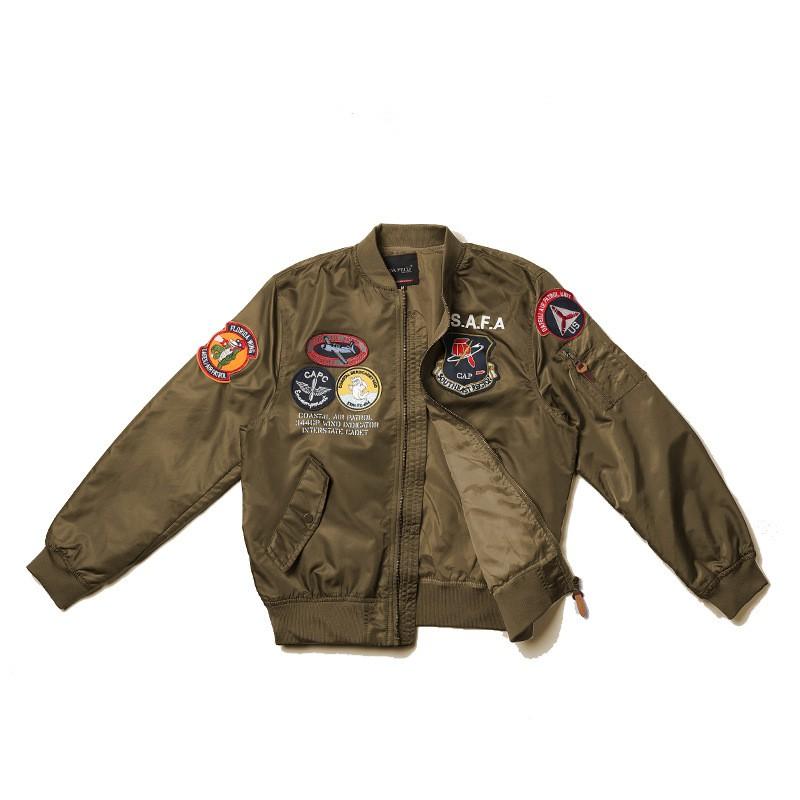 Mens MA-1 Style Flight Jacket Casual