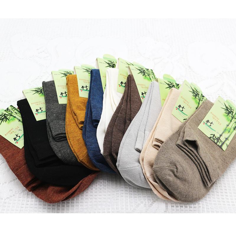 New Women's Bamboo Fiber Colorful Fashion Casual  Harajuku Solid Color Black White Cheap Socks  5 Pairs
