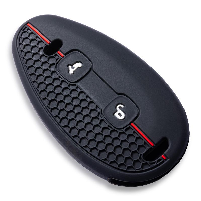 Custodia Cover Alloggiamento Portachiavi Moto in Silicone Adatta Per Piaggio Vespa Gts300 Gt S300 Gts 300 Alloggiamento a 2 Pulsanti Custodia Protettiva per Telecomando