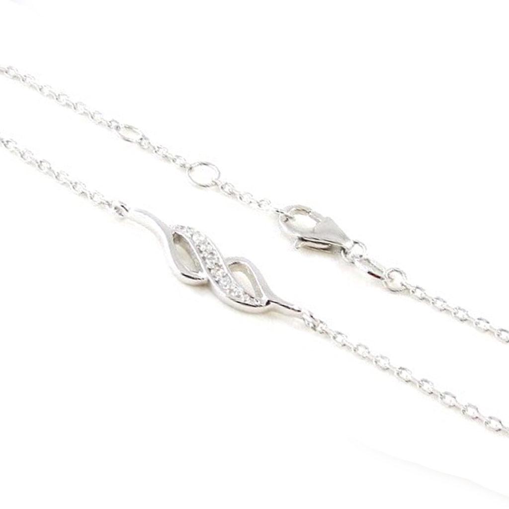 Les Trésors De Lily [I9892] - Silver Bracelet 'Goddess' Silver White (rhodium-plated) - 25x5 Mm