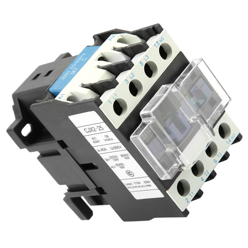 CJX22510 Hochempfindliches Industrielles Elektrisches AC Schütz 220V 25A