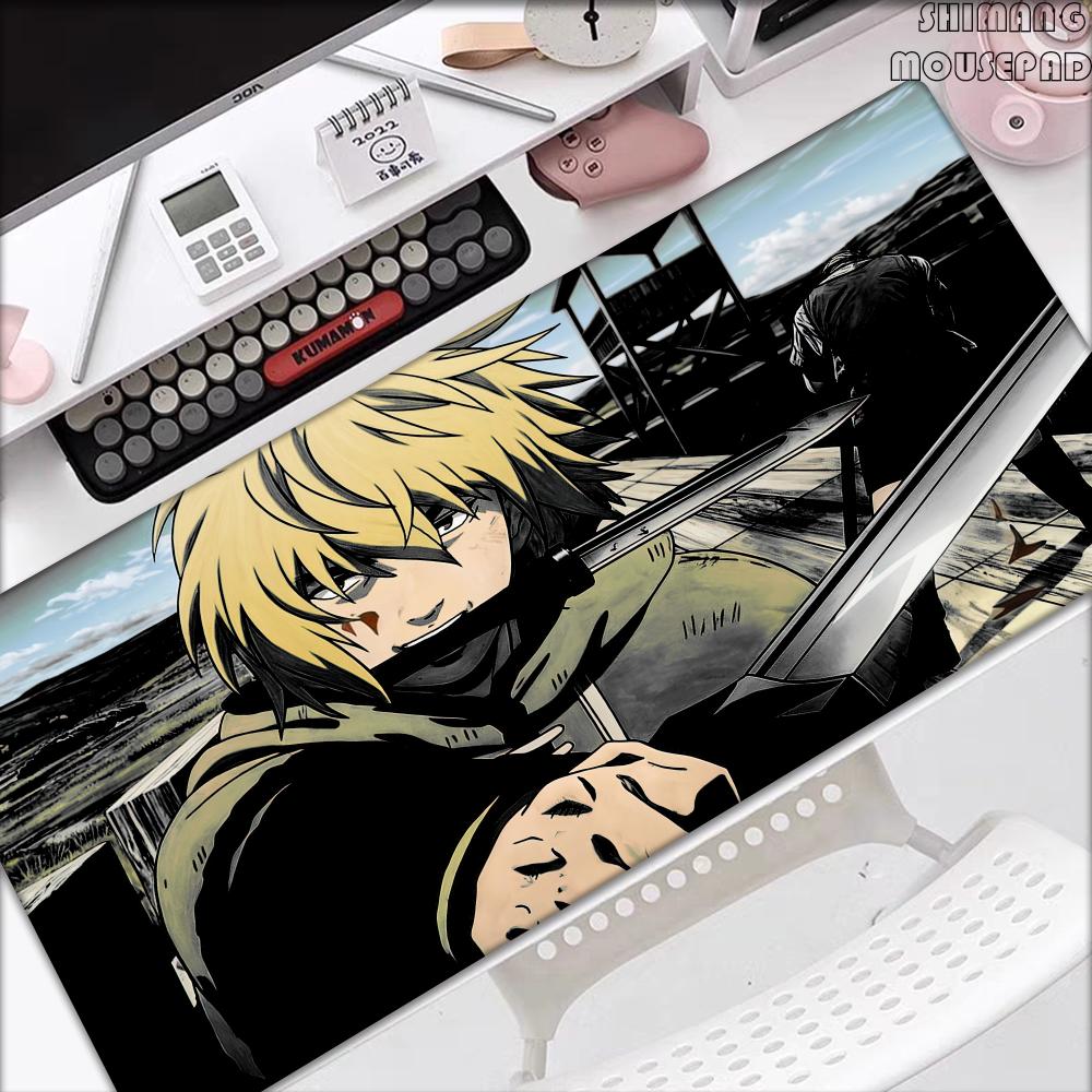 Großes Mauspadd Vinland Saga Mauspadd Gaming Groß Xxl Gamer Tastatur Mausmatte Schreibtischschutz Zubehör Computer PC Schreibtische Unterlagen