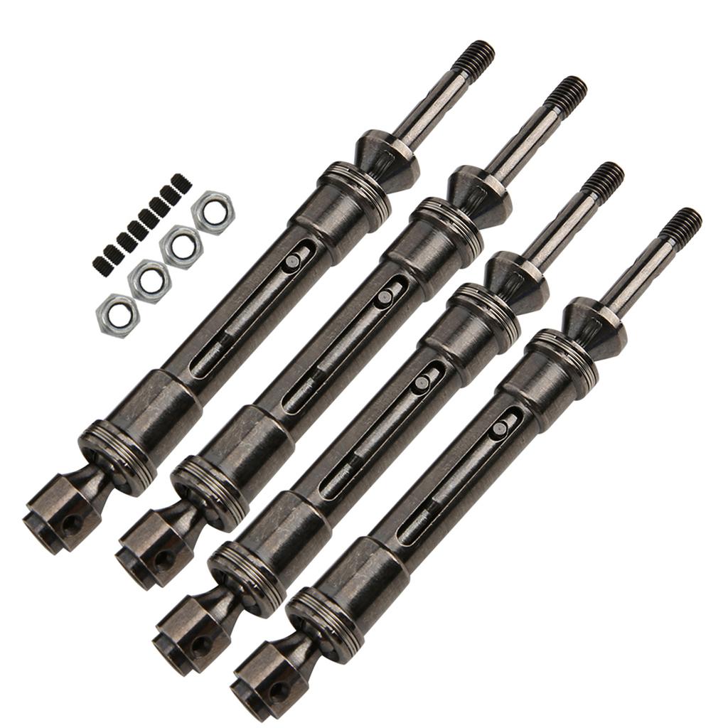 For Traxxas 1 10 Slash 4x4 SLA017 SLA018 Metal Front and Rear Drive Transmission Shaft