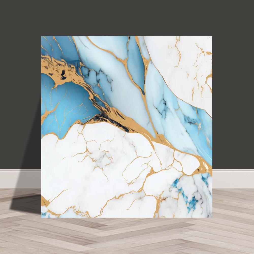 Marble-Look Self-Adhesive Waterproof Wallpaper Tile, 30x30 cm, Ideal for Dorms