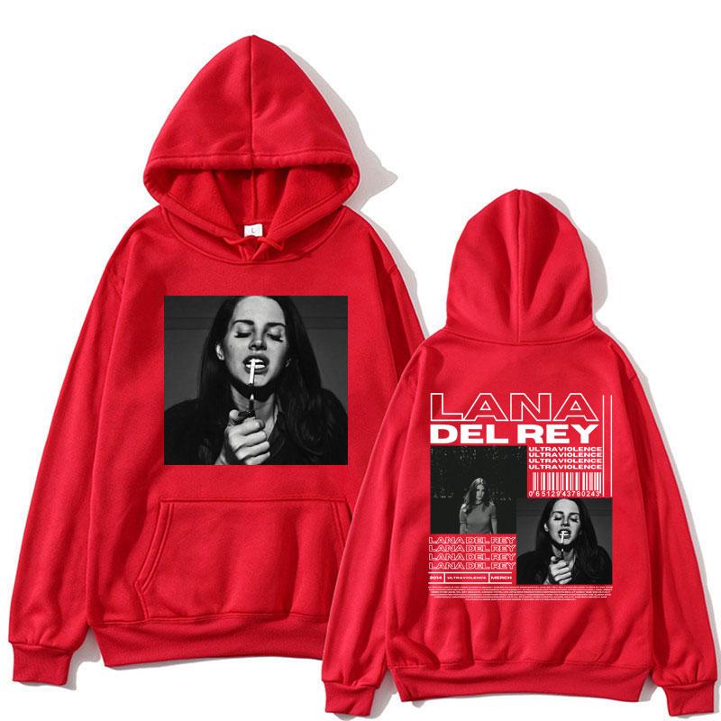 

Singer Lana Del Rey Album Hoodie Men Women Vintage Fashion Hip Hop Sweatshirt Oversized Casual Fleece Warm Pullovers Streetwear S