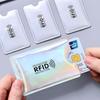Anti Rfid Wallet Bank Card Holder Id Bank Card Case Protection 6cm*9.3cm Metal Credit Card Holder