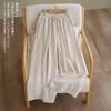 Women Summer Autumn Cotton Linen Dopamine Wide Leg Pants Elastic Waist Straight Leg Loose Hide Meat Casual Trousers
