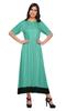 Moomaya Solid Casual Cotton Dress For Women A-Line Long Maxi Kurti Women