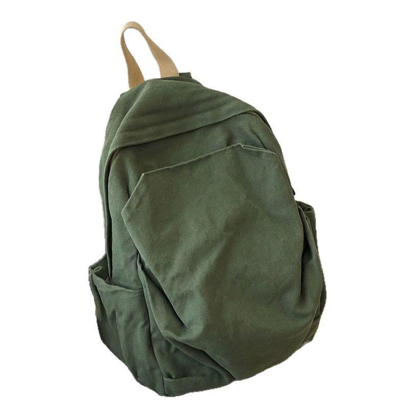 Women's Retro Canvas Backpack: Spacious, Durable & Stylish for College, Travel & More