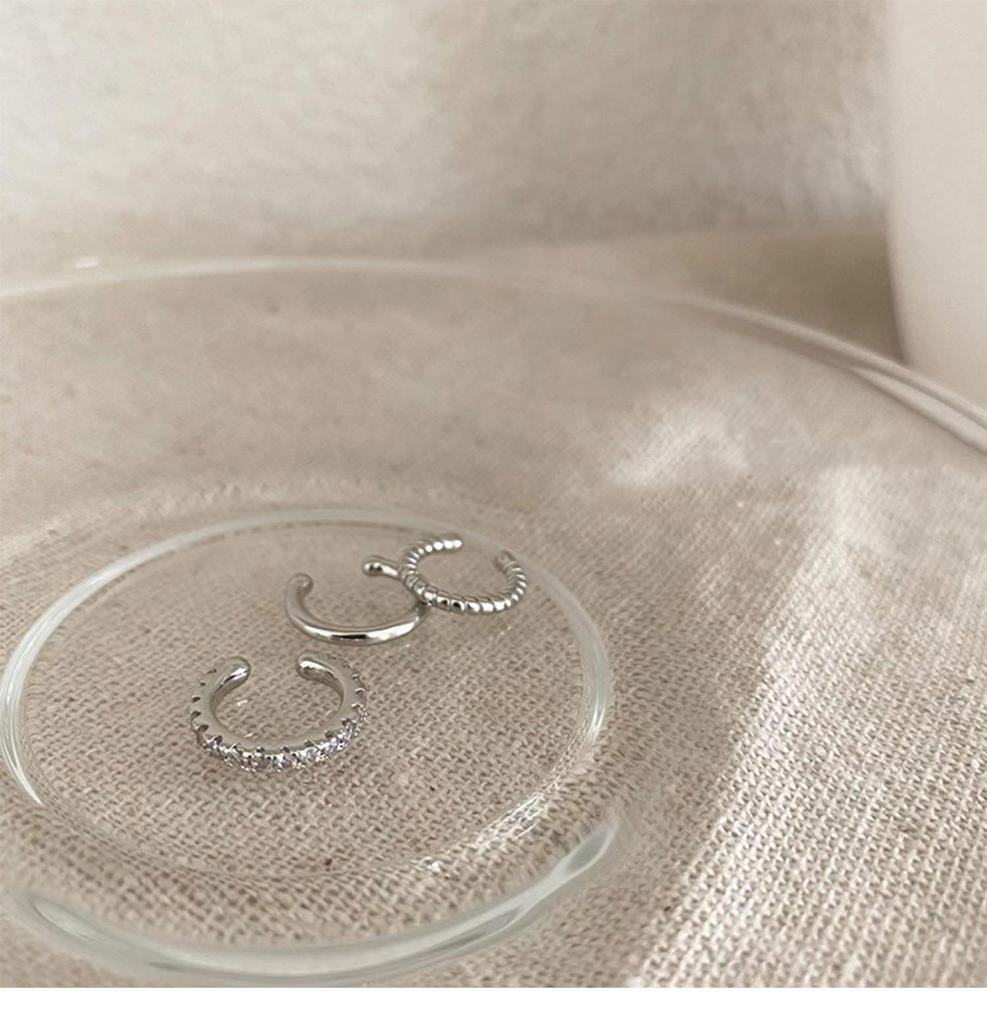 S925 Sterlingsilber Luxus Ohrklemme für Damen - Chic, Retro, Nicht-Gepierctes Design