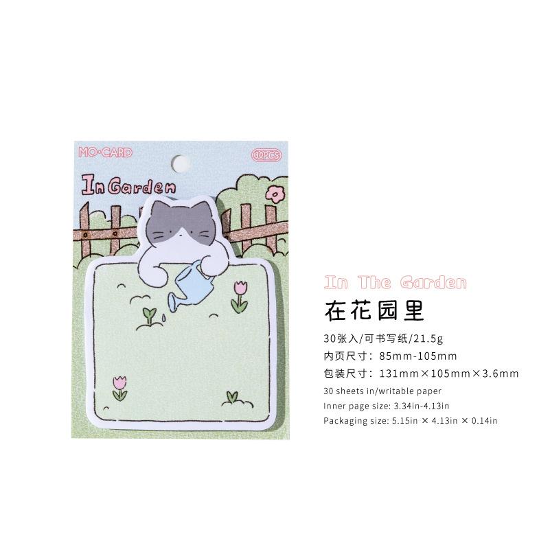 Cute Cat Life Theme Sticky Notes Memo Reminder Decoration Paper