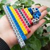 Tech Building Blocks: 3895 Studded Beam 1x12 with 11 Holes, Compatible with LEGO Assembly Toys