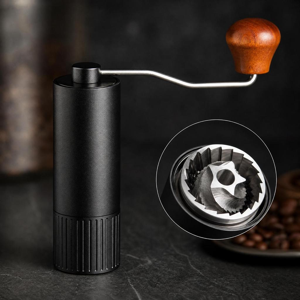 Manual Coffee Grinder Lightweight for Travel, Home Baristas