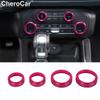 AC Air Condition Switch Audio Volume Button Cover Trim Ring For Ford Bronco 21+