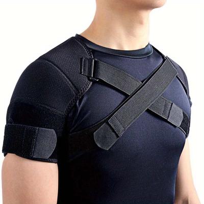 Verstellbare Überkreuz-Schulterstützbänder Polyesterfaser Nur Handwäsche für Rücken Sport Schulterbandage mit verstellbaren Bändern