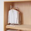 HEIAN SHINDO Clothes Rack for Closet Storage Single Size Vertical and Horizontal Stretch White Width Height Depth 40cm Heian Shindo Kogyo 75~130cm
