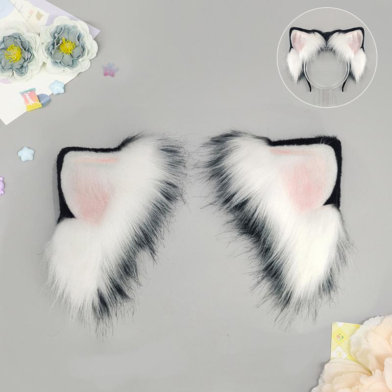 Charging Simulation, Animal Ear, Gravity Sensing, Touch, Electric Cat Ear Cos Props, Somatosensory Movable Folding Ear Cat Ear Headband