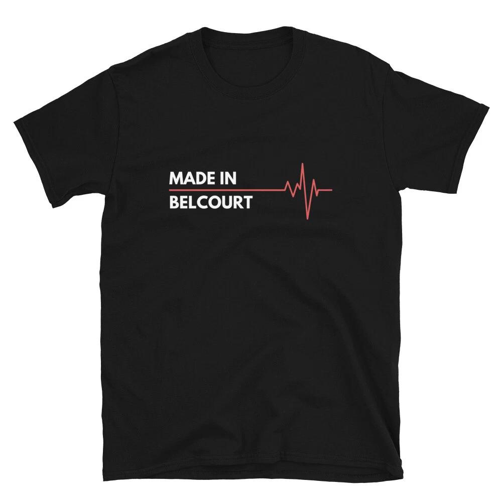 Made In Belcourt North Dakota City Of Birth Hometown T-Shirt M