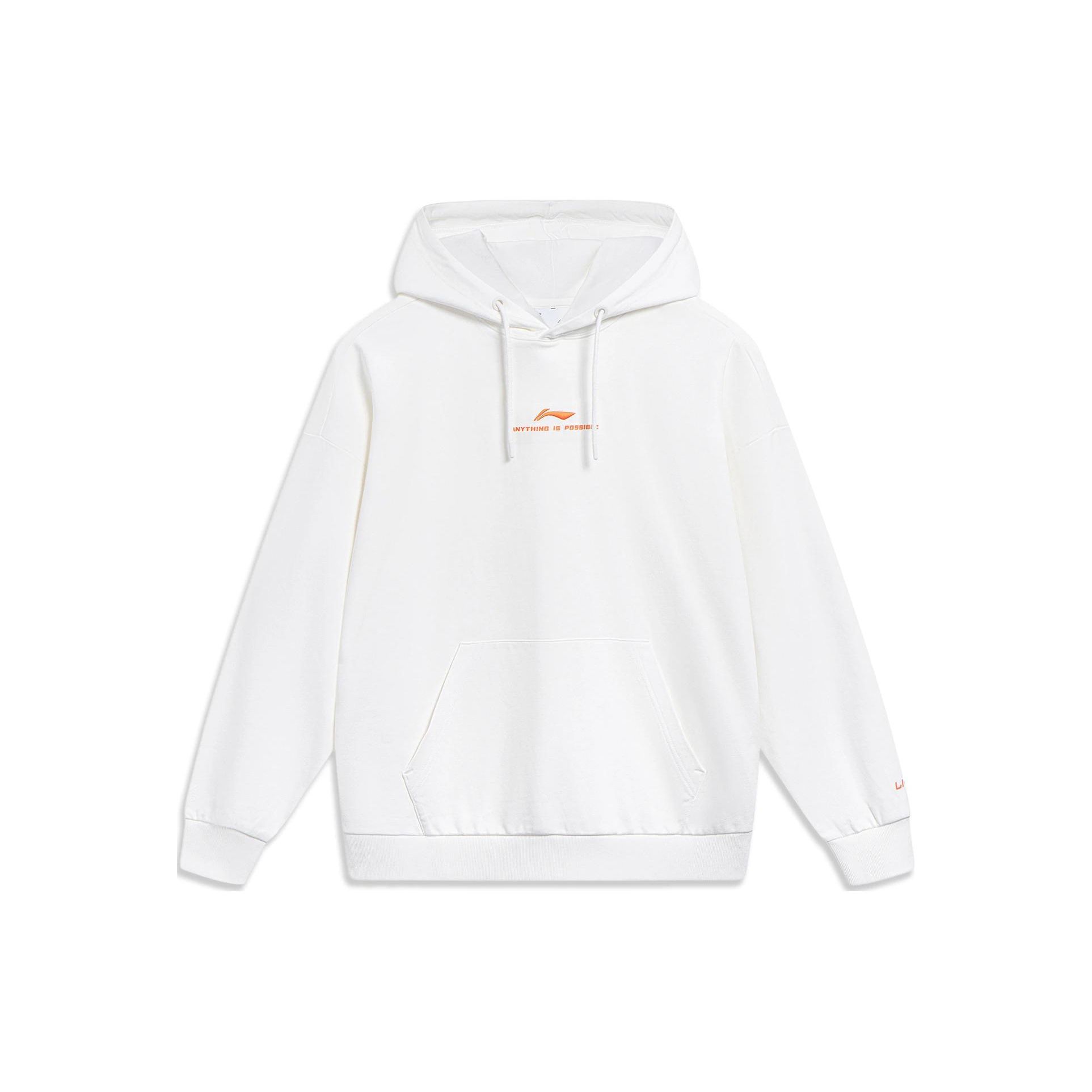

Li Ning Sports Lifestyle Series пуловер с капюшоном и логотипом унисекс толстовки Off-White AWDT597-6 M
