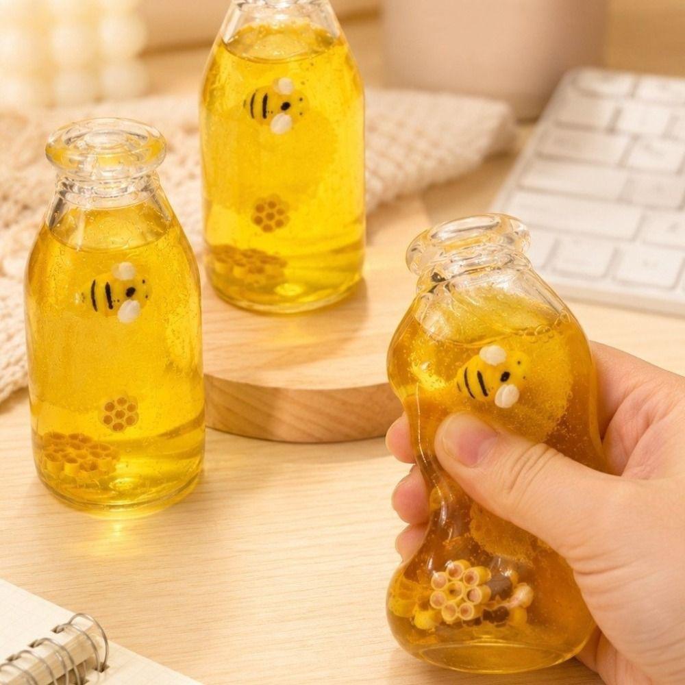 Kneading Honey Bottle Squeeze Toys Anxiety Relief Maltose Fidget Toy Children's Gifts